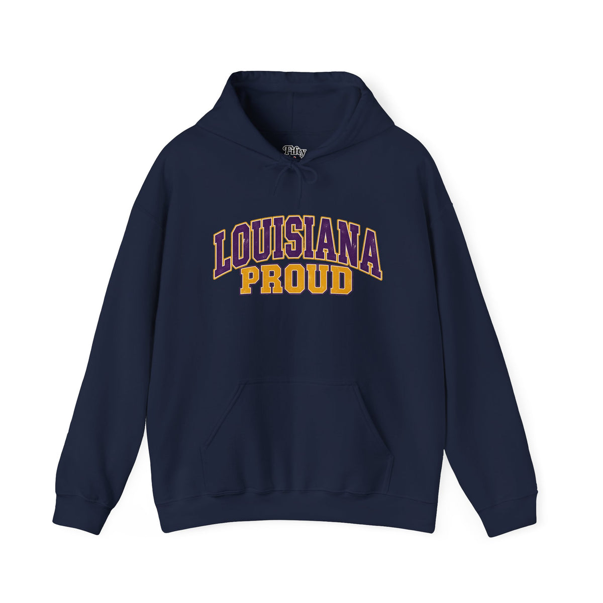 Louisiana Proud Unisex Hoodie State Name Graphic