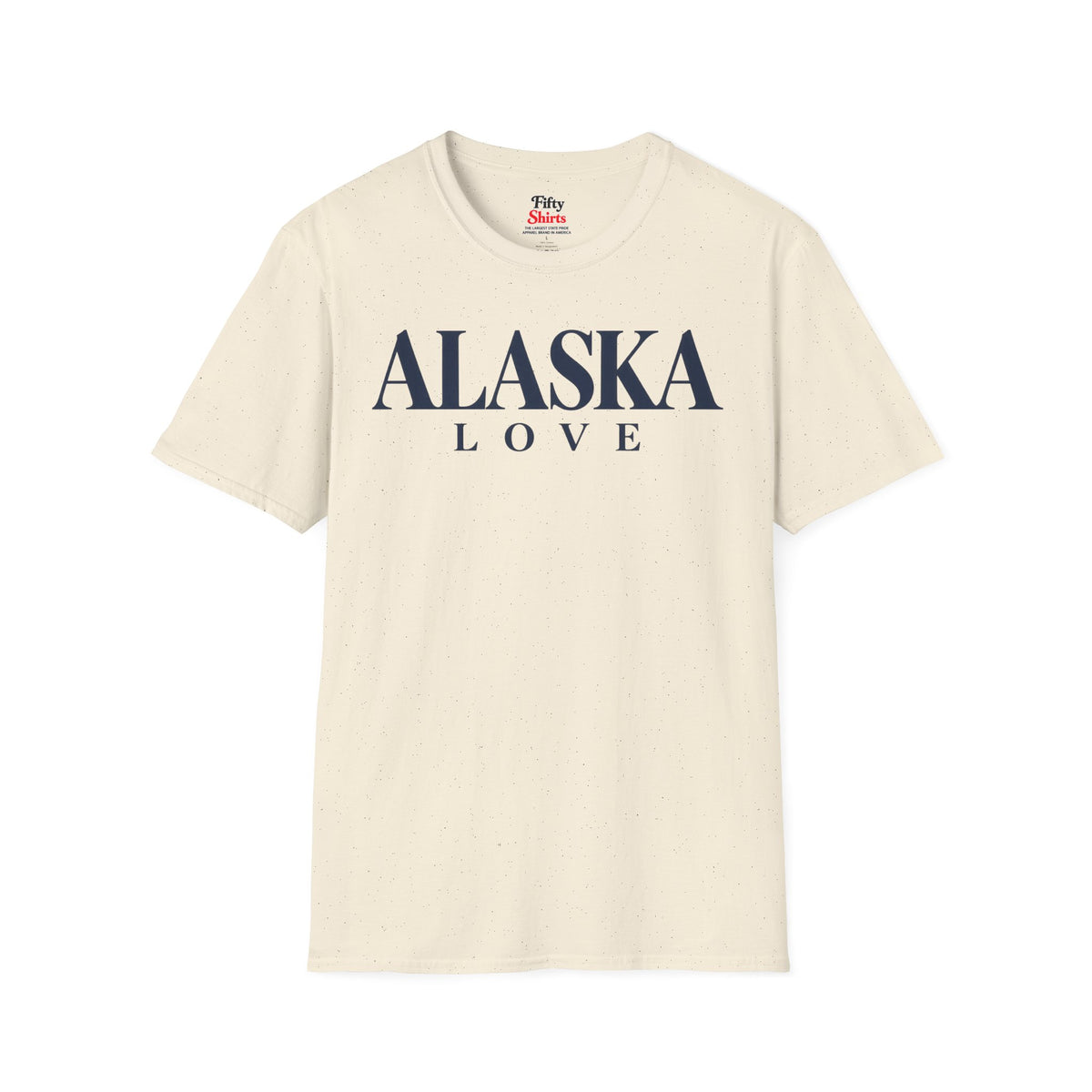 Alaska Love Unisex Softstyle T Shirt State Name Graphic Tee