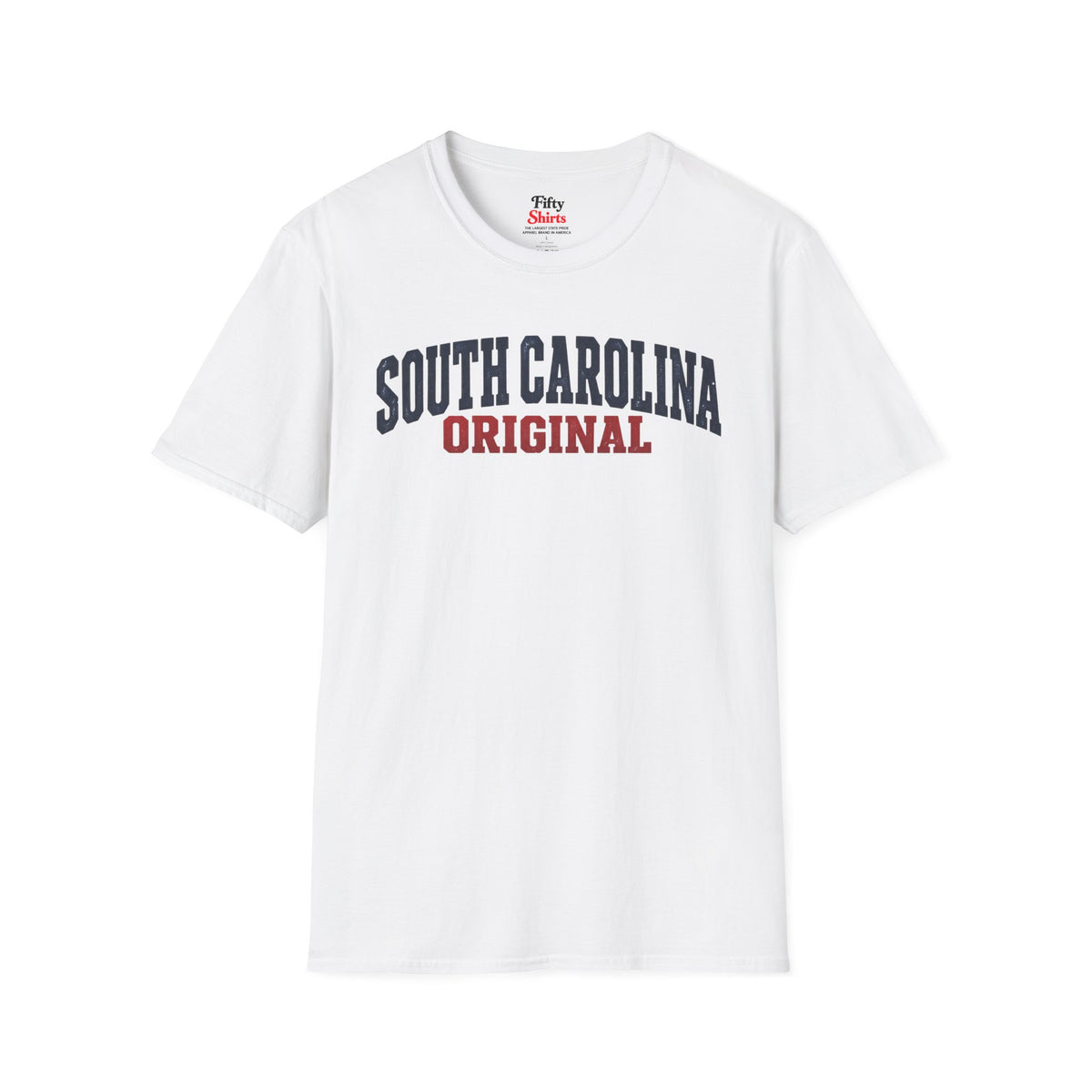 South Carolina Original Unisex Softstyle T Shirt State Name Graphic Tee