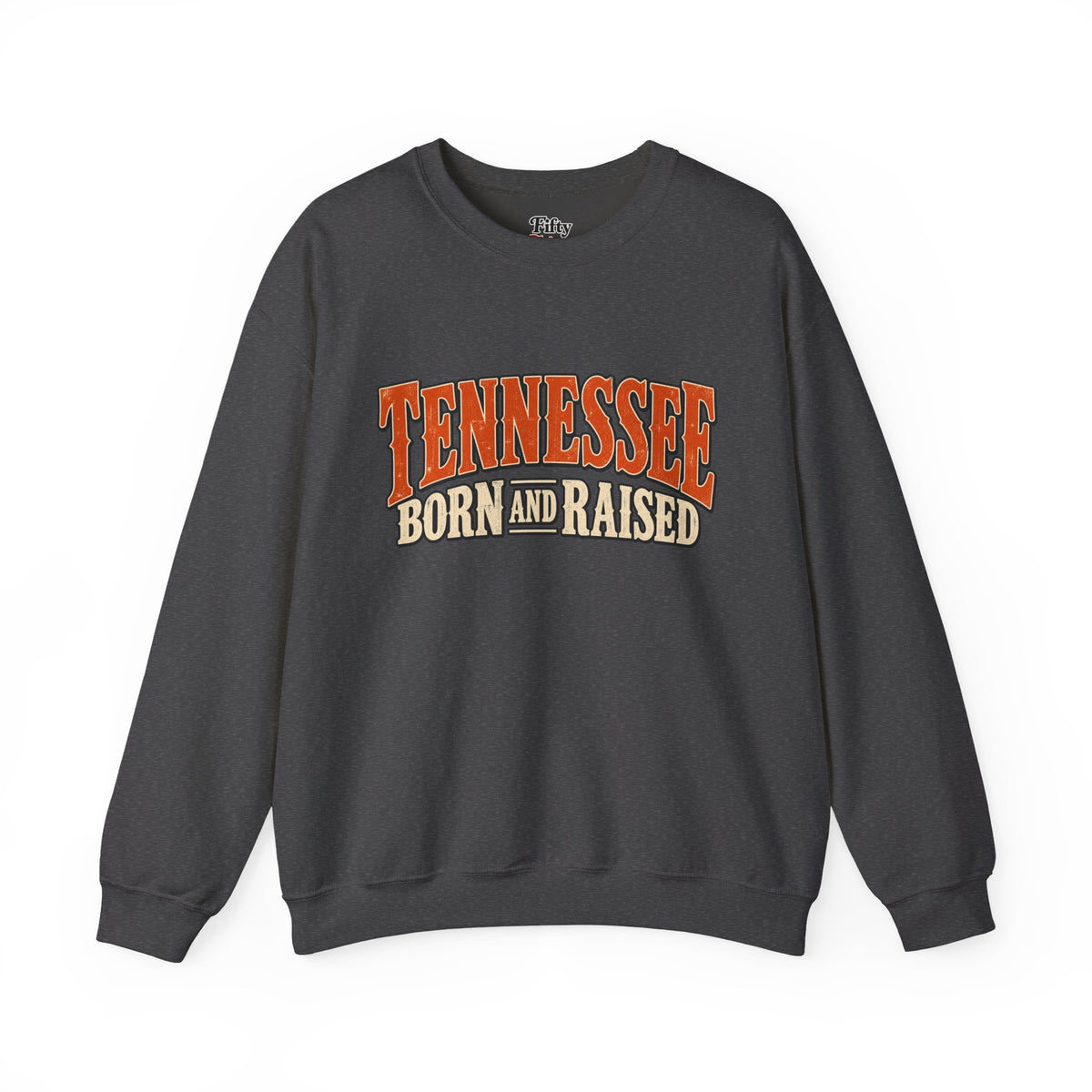 Tennessee Born and Raised Old-School Souvenir Unisex Sweatshirt Graphic