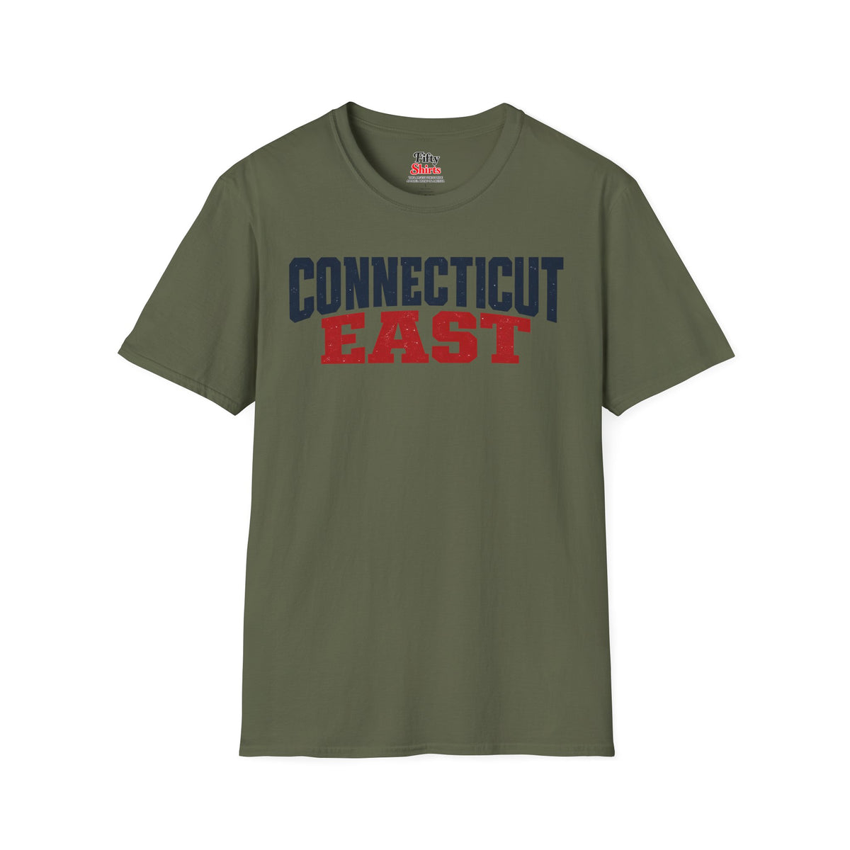Connecticut East Unisex Softstyle T Shirt State Name Graphic Tee