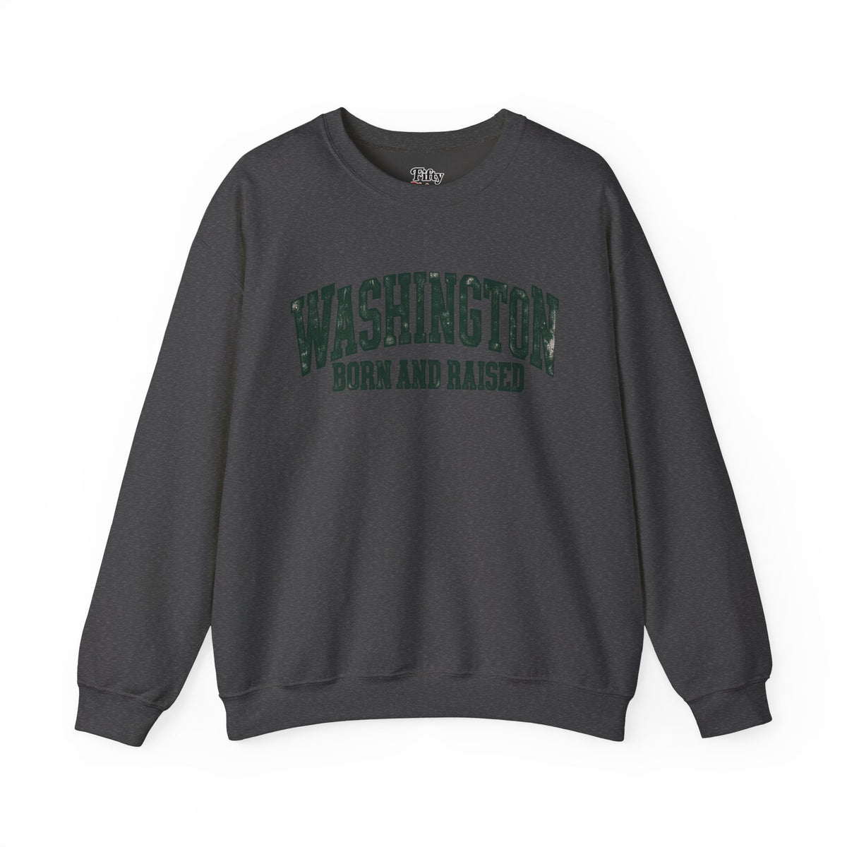 Washington Born and Raised Vintage Workwear Unisex Sweatshirt Graphic