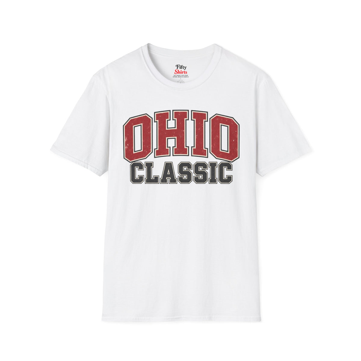 Ohio Classic Unisex Softstyle T Shirt State Name Graphic Tee