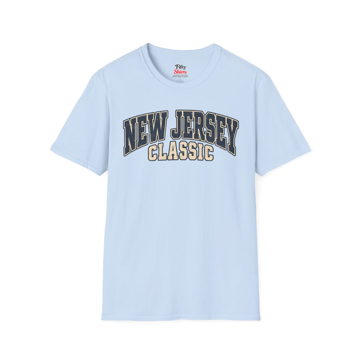 New Jersey Classic Unisex Softstyle T Shirt State Name Graphic Tee
