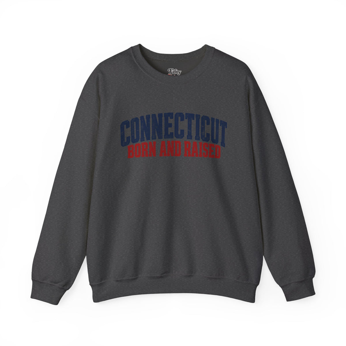 Connecticut Born and Raised Bold Workwear Heritage Unisex Sweatshirt Graphic