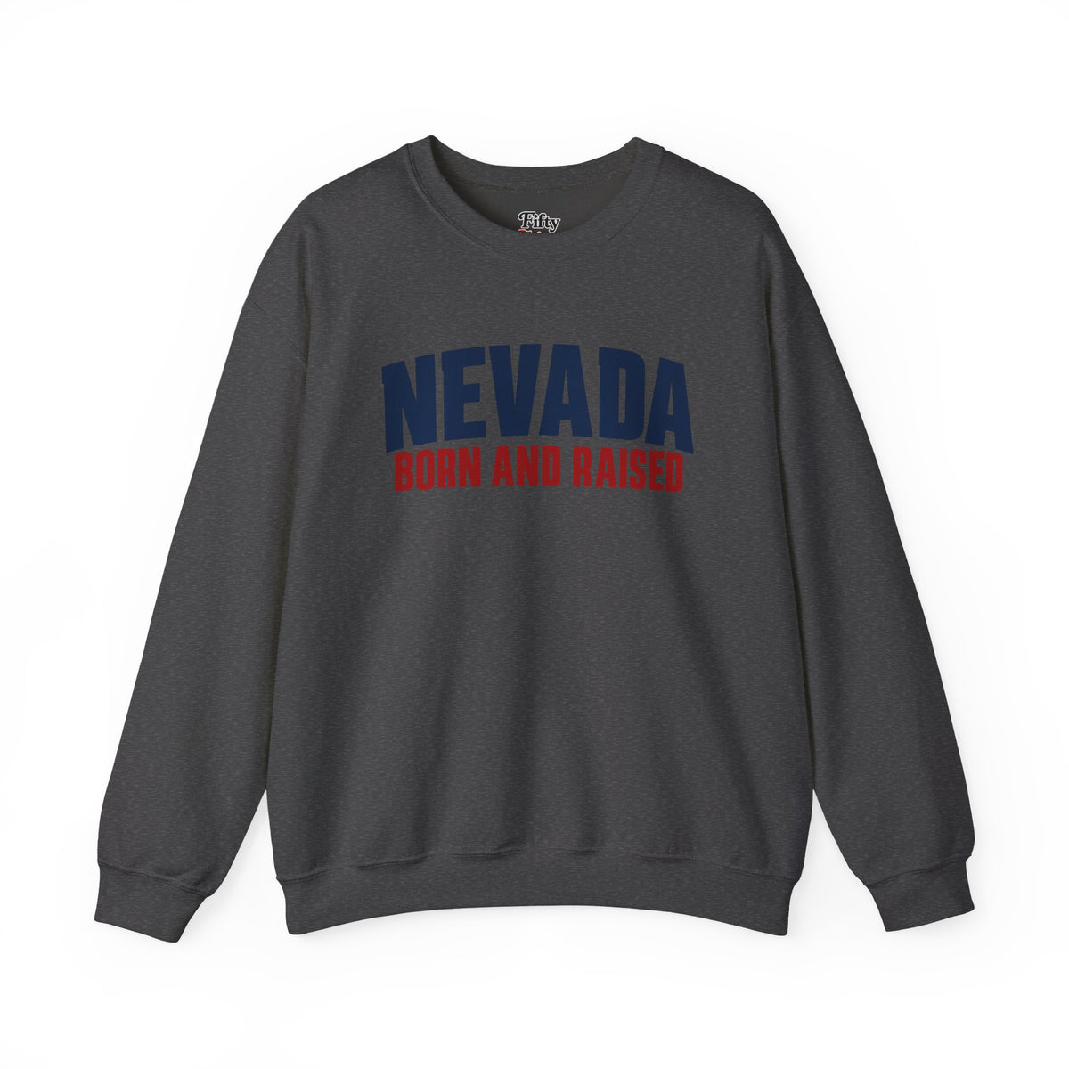 Nevada Born and Raised Minimal Heritage Unisex Sweatshirt Graphic