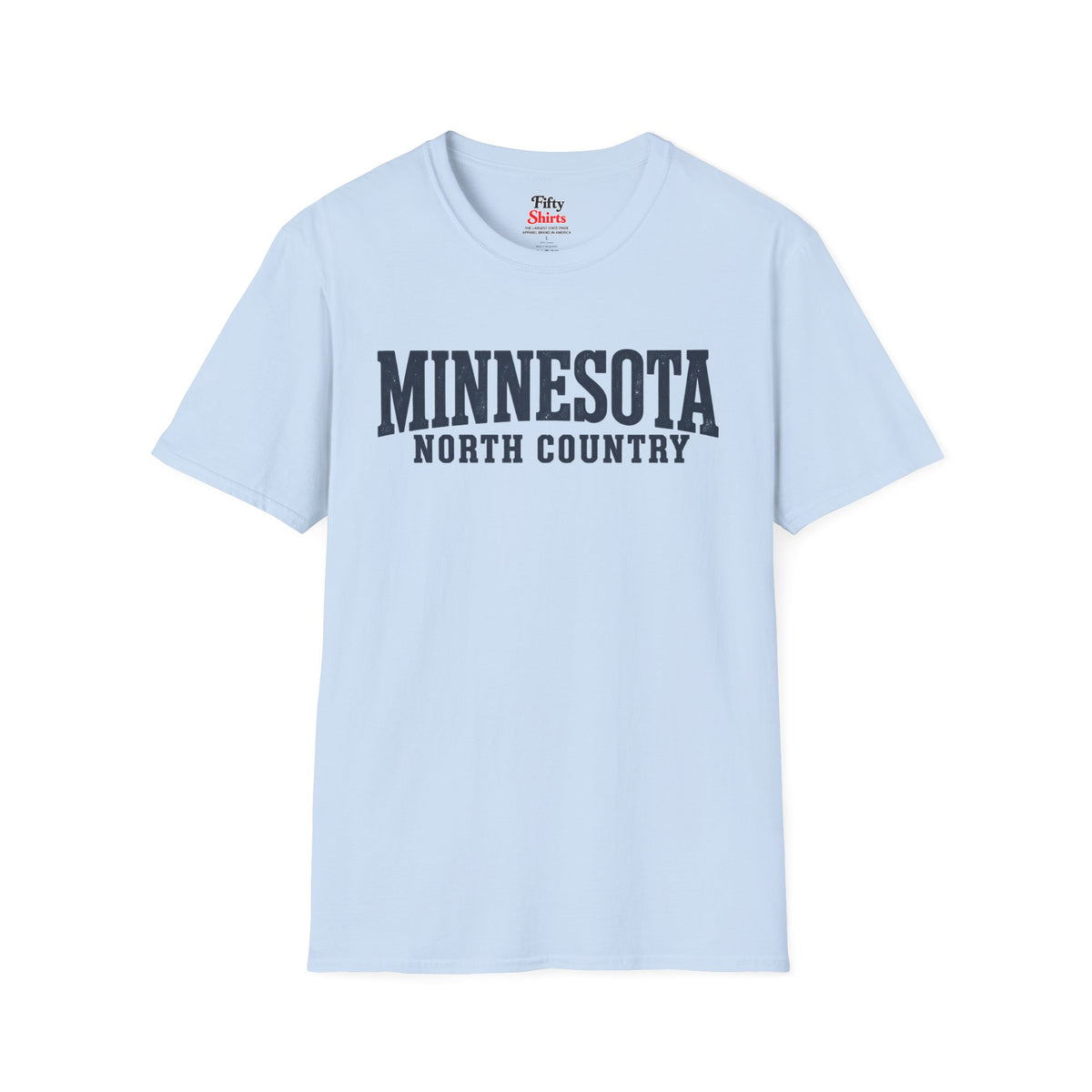 Minnesota North Country Unisex Softstyle T Shirt State Name Graphic Tee
