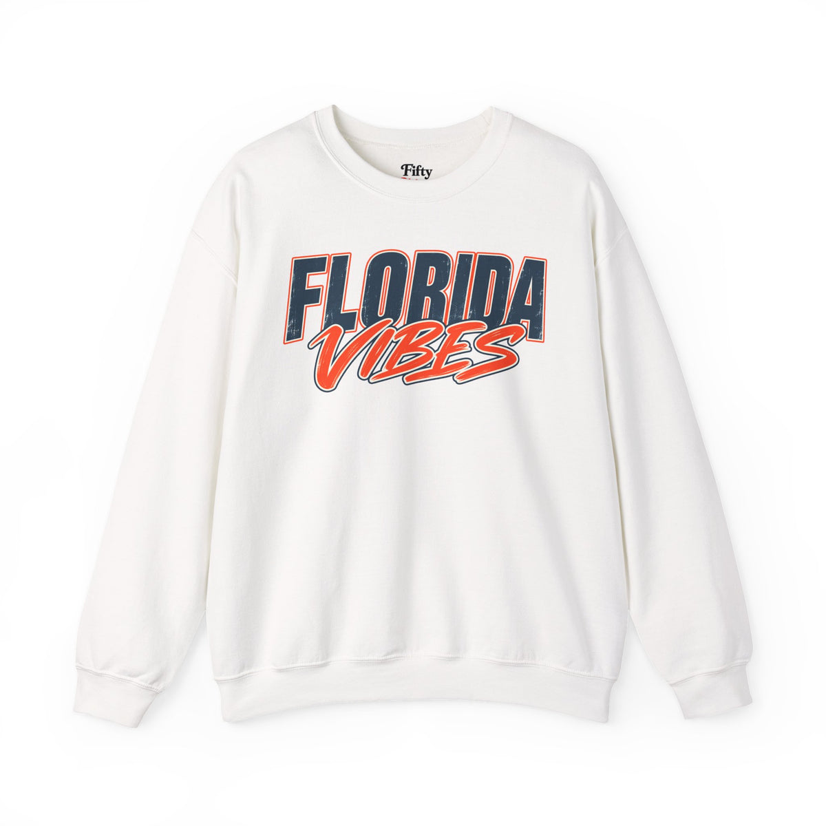 Florida Vibes Unisex Crewneck Sweatshirt State Name Graphic
