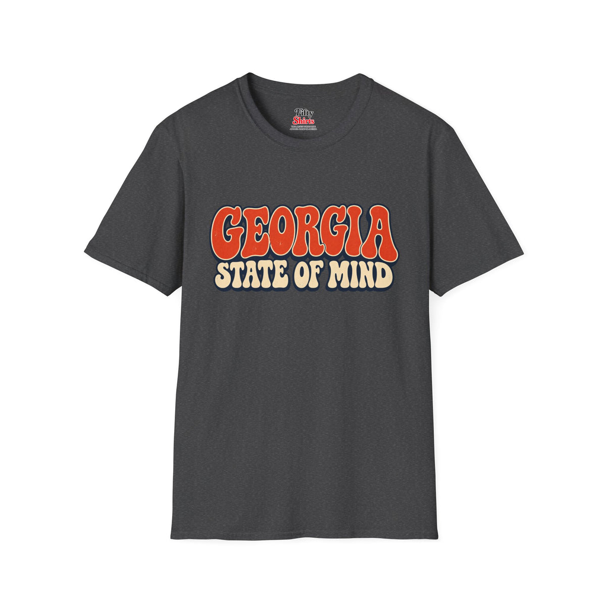 Georgia State of Mind Unisex Softstyle T Shirt State Name Graphic Tee