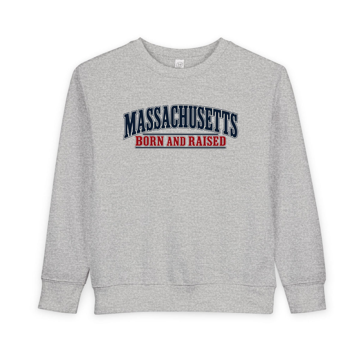 Massachusetts Born and Raised Premium New England Unisex Toddler Sweatshirt