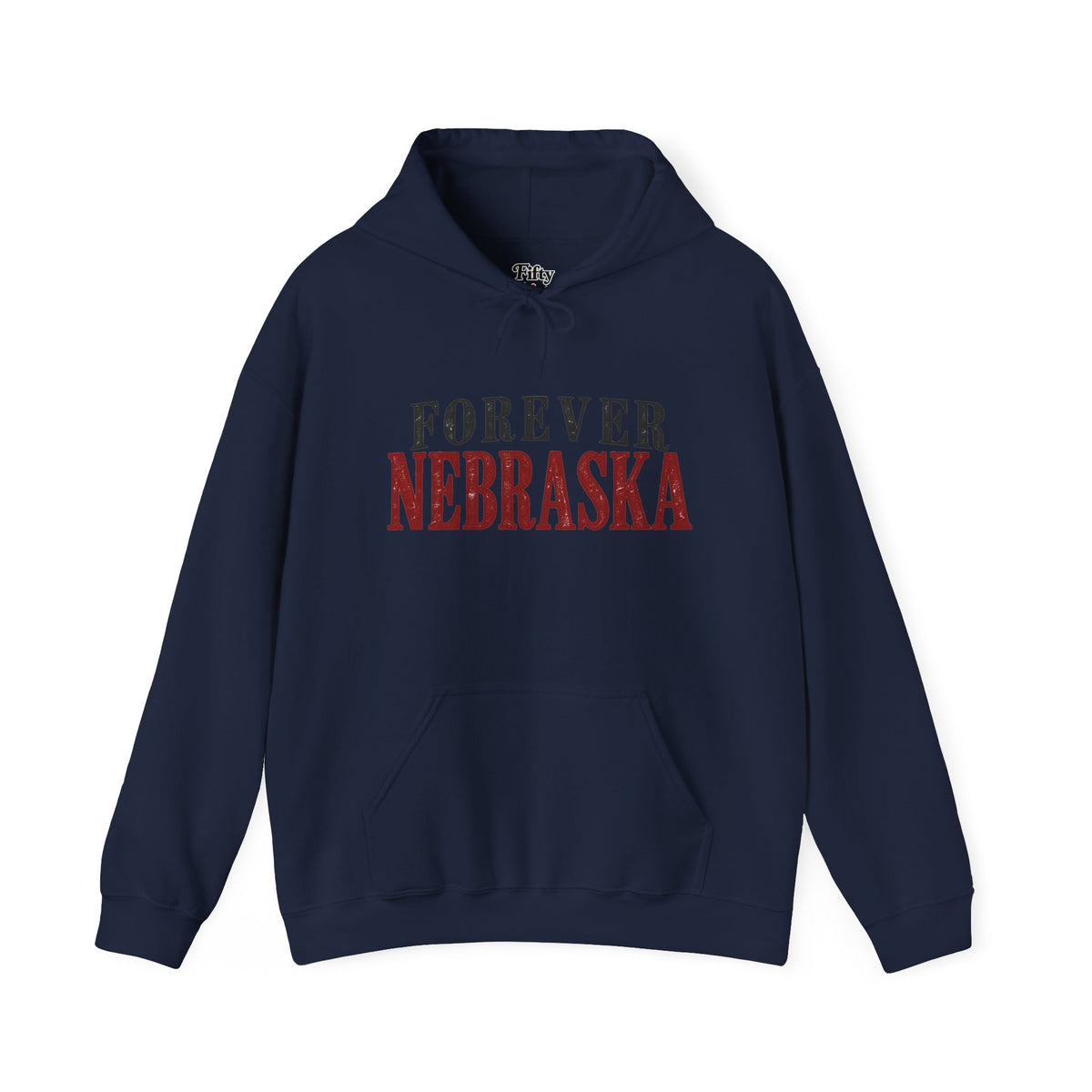 Forever Nebraska Unisex Hoodie State Name Graphic