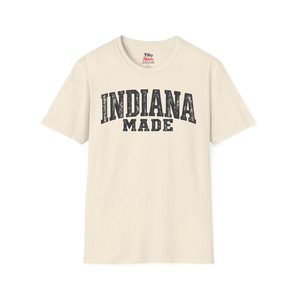 Indiana Made Unisex Softstyle T Shirt State Name Graphic Tee