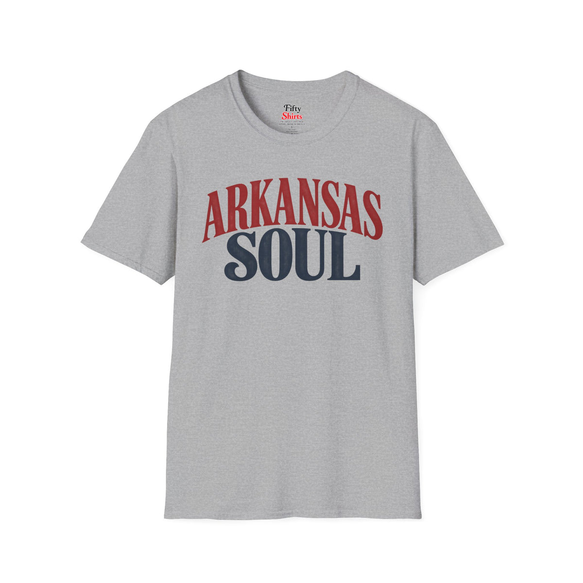 Arkansas Soul Unisex Softstyle T Shirt State Name Graphic Tee