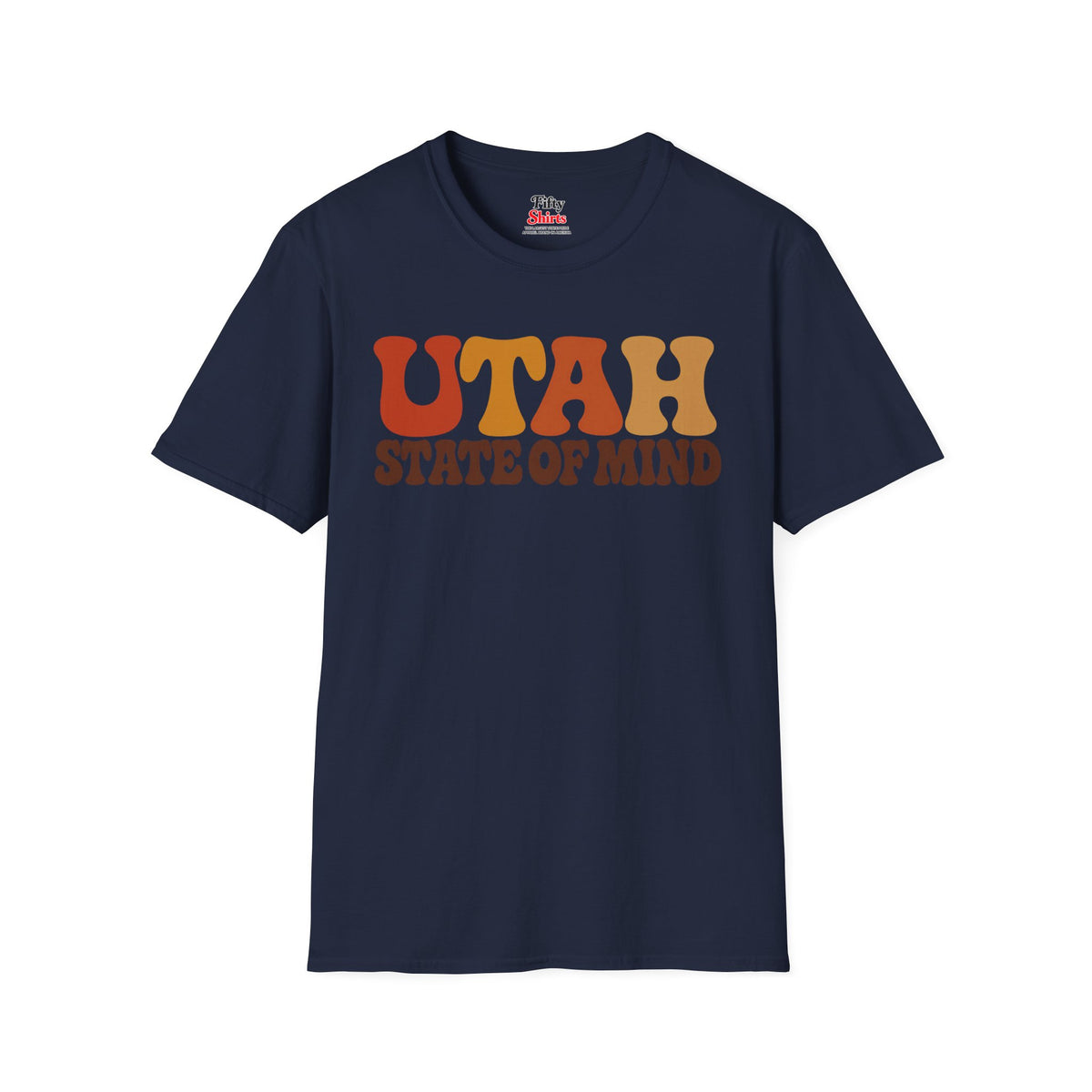Utah State Of Mind Unisex Softstyle T Shirt State Name Graphic Tee