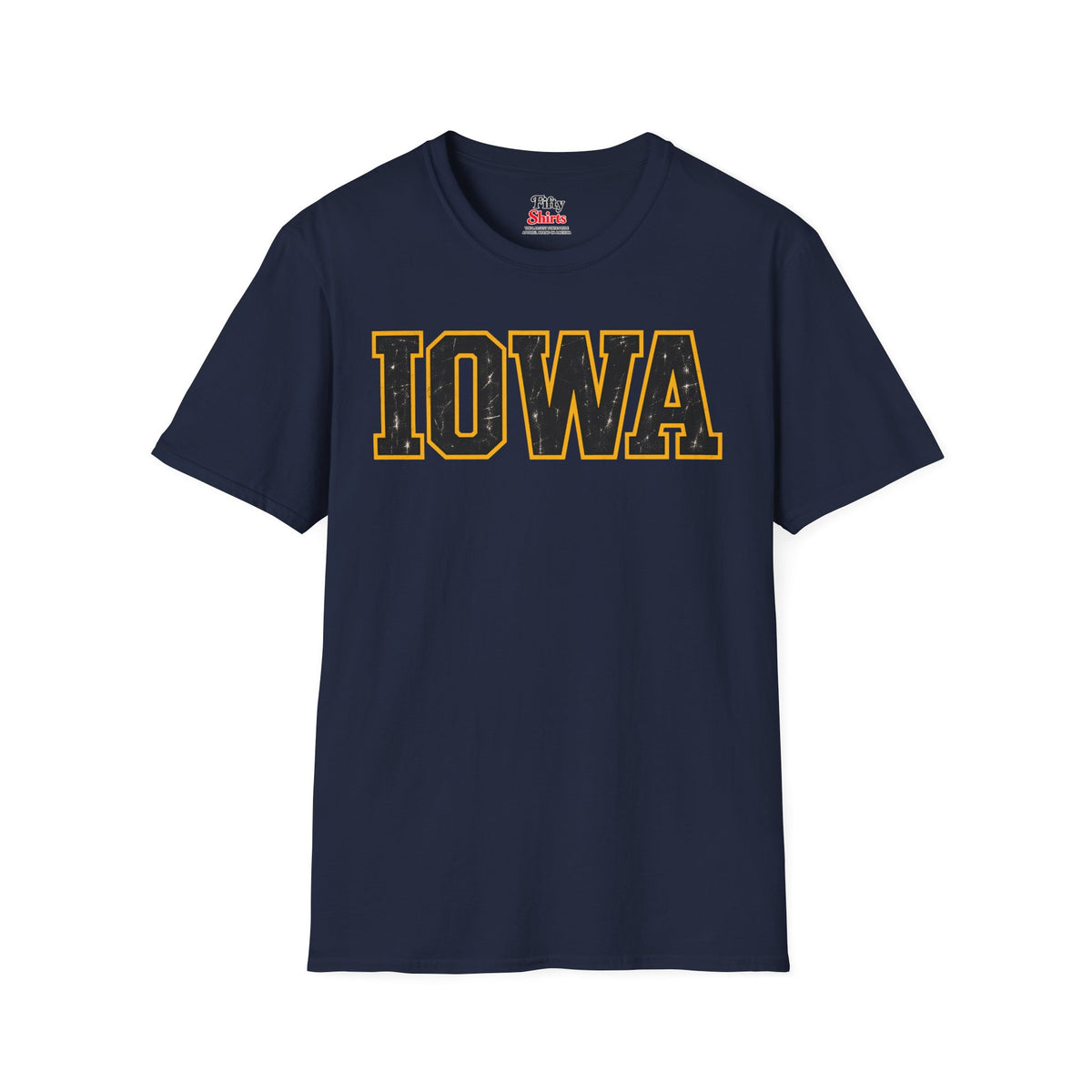 Iowa Unisex Softstyle T Shirt State Name Graphic Tee