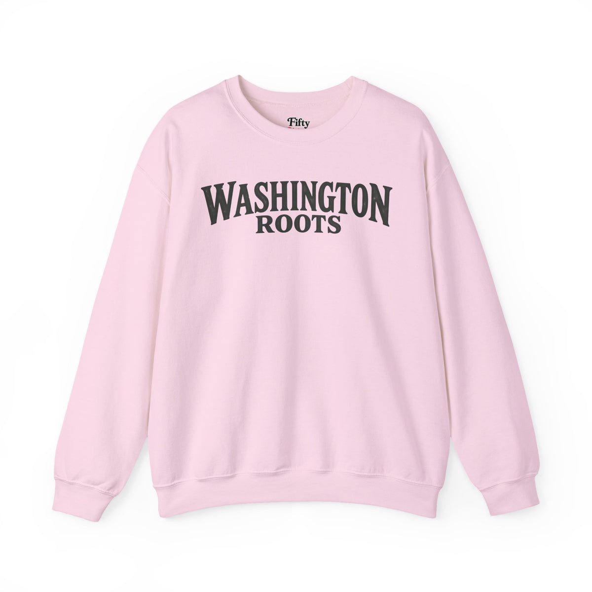 Washington Roots Unisex Crewneck Sweatshirt State Name Graphic