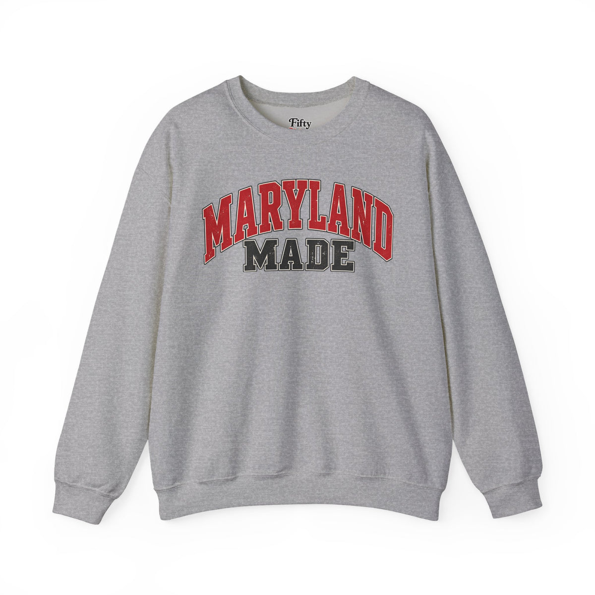 Maryland Made Unisex Crewneck Sweatshirt State Name Graphic