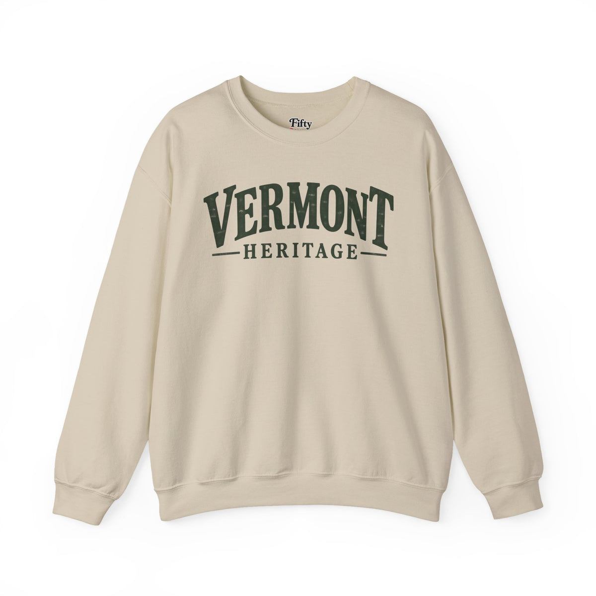 Vermont Heritage Unisex Crewneck Sweatshirt State Name Graphic