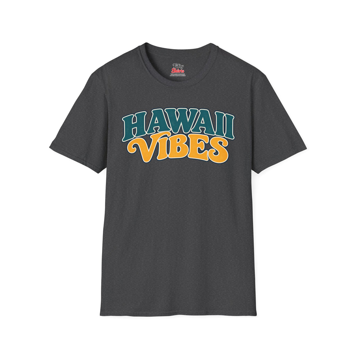 Hawaii Vibes Unisex Softstyle T Shirt State Name Graphic Tee