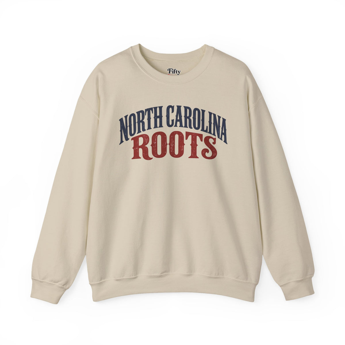 North Carolina Roots Unisex Crewneck Sweatshirt State Name Graphic