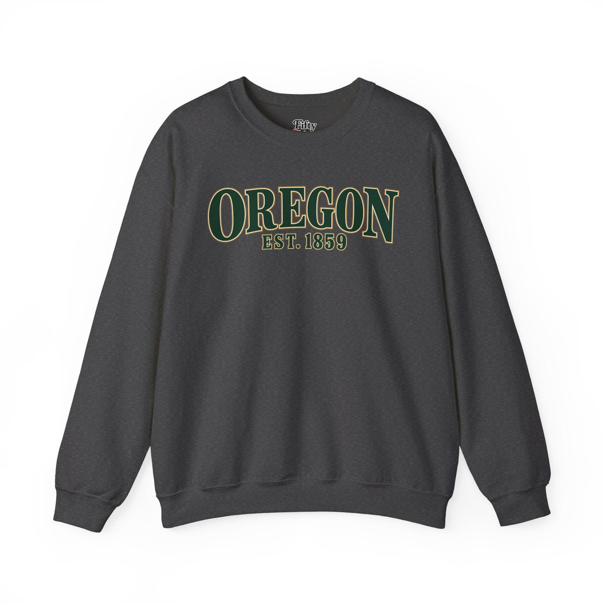 Oregon EST 1859 Unisex Crewneck Sweatshirt State Name Graphic
