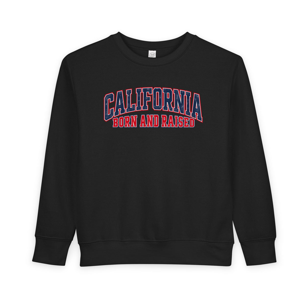 California Born and Raised Vintage Athletic Heritage Unisex Toddler Sweatshirt