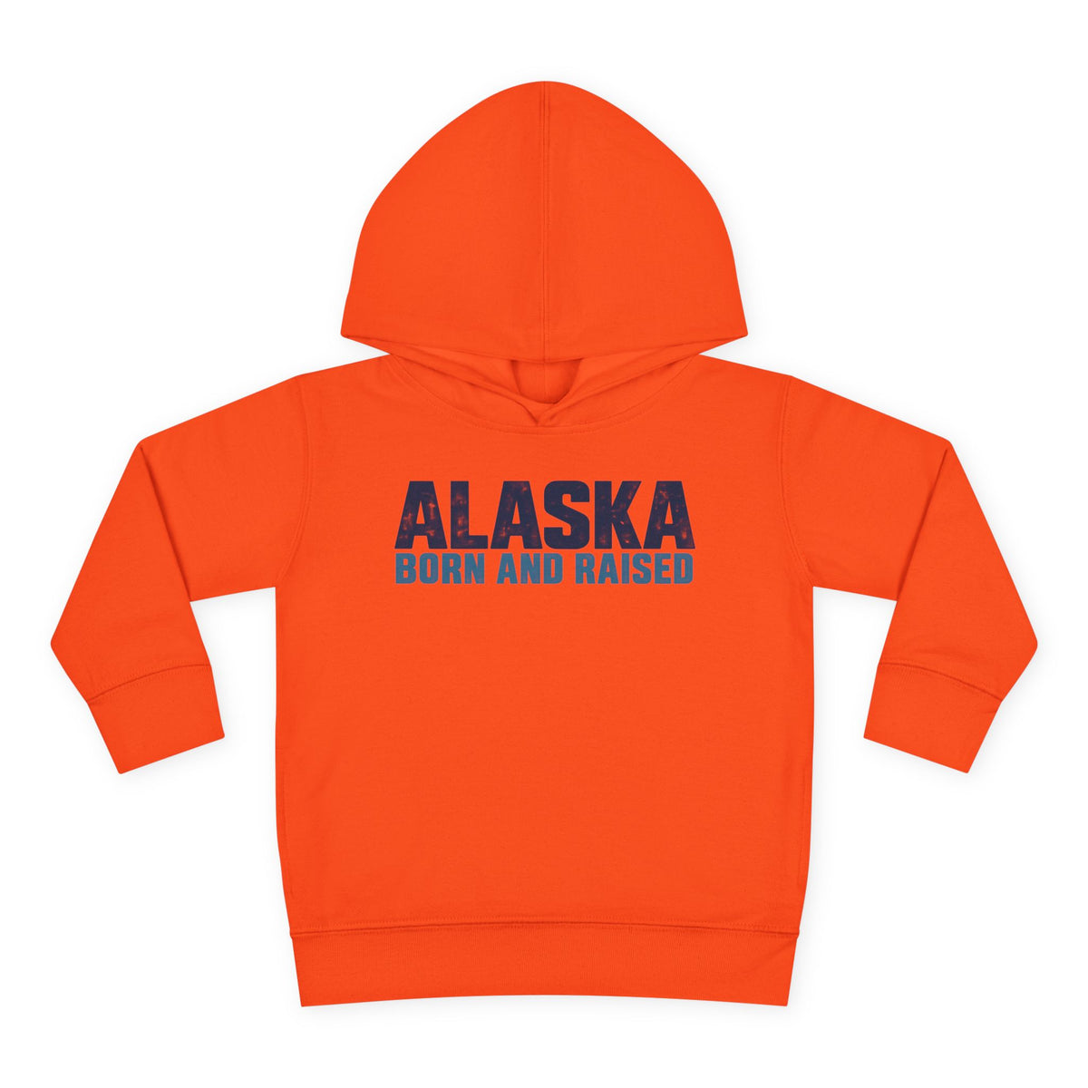 Alaska Born and Raised Modern Streetwear Unisex Toddler Pullover Fleece Hoodie
