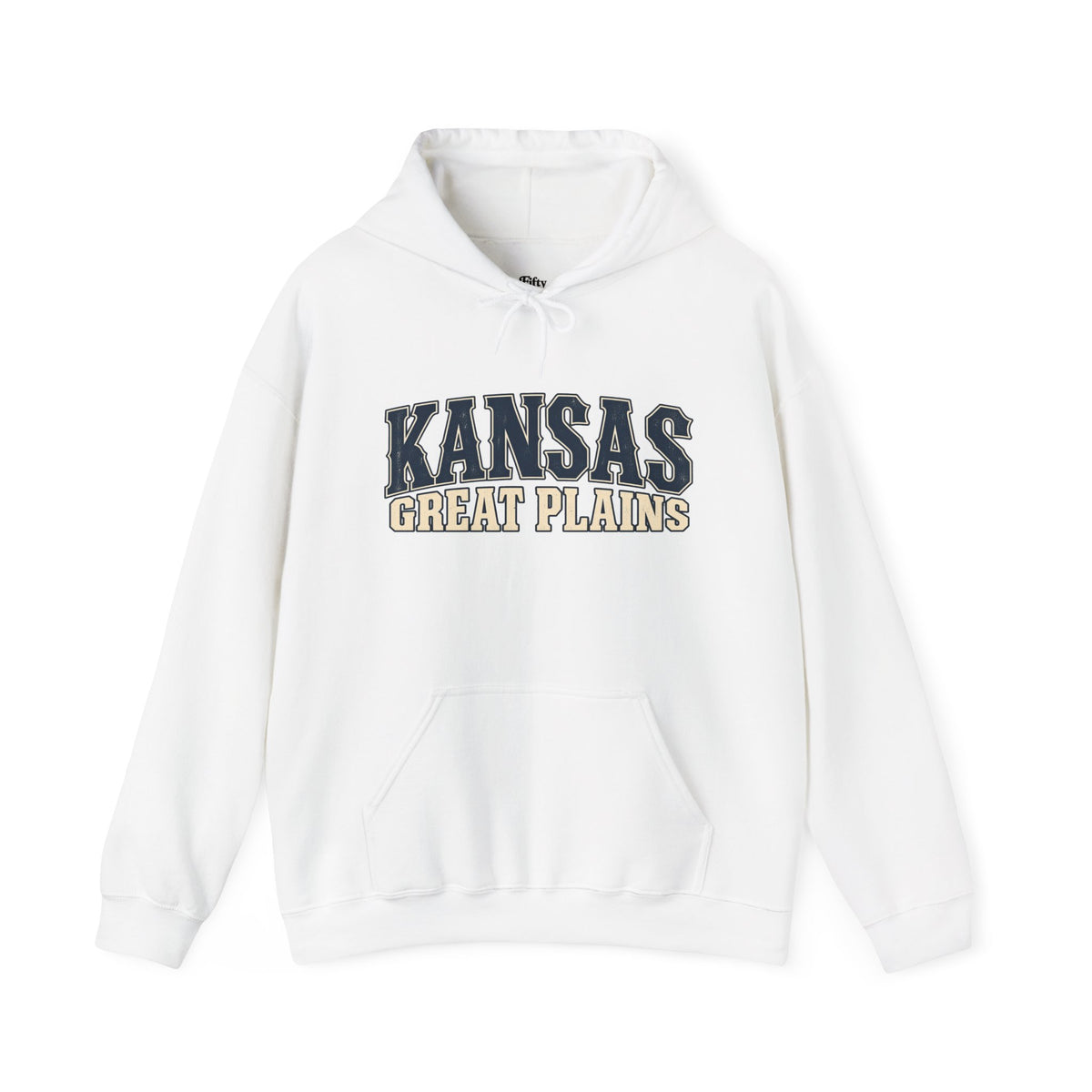 Kansas Great Plains Unisex Hoodie State Name Graphic