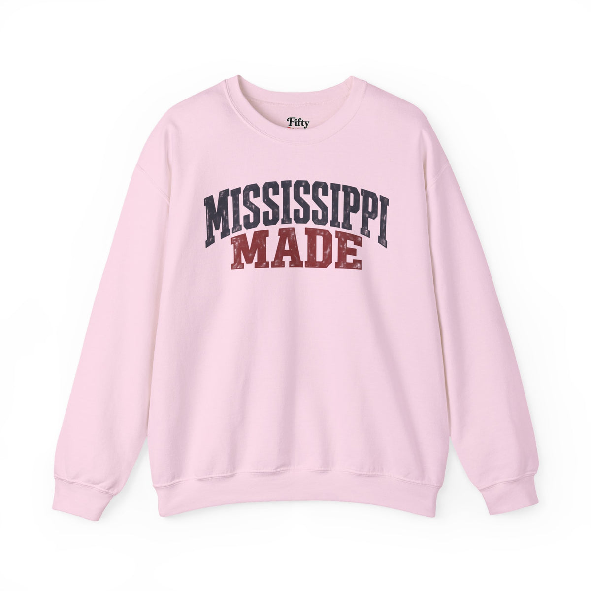 Mississippi Made Unisex Crewneck Sweatshirt State Name Graphic