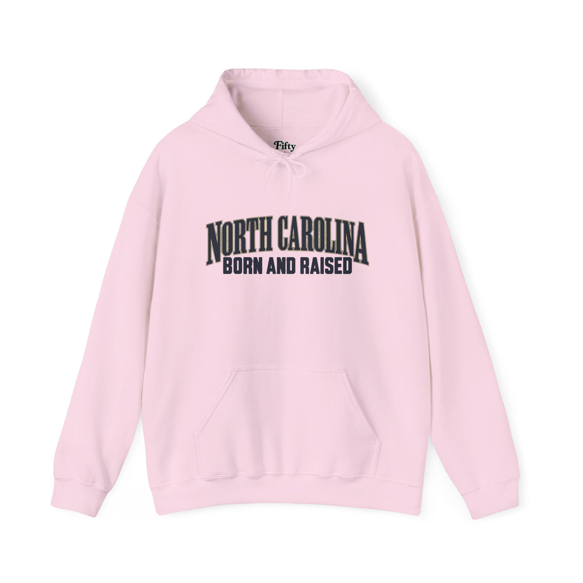 North Carolina Born and Raised Premium Heritage Unisex Hoodie Graphic