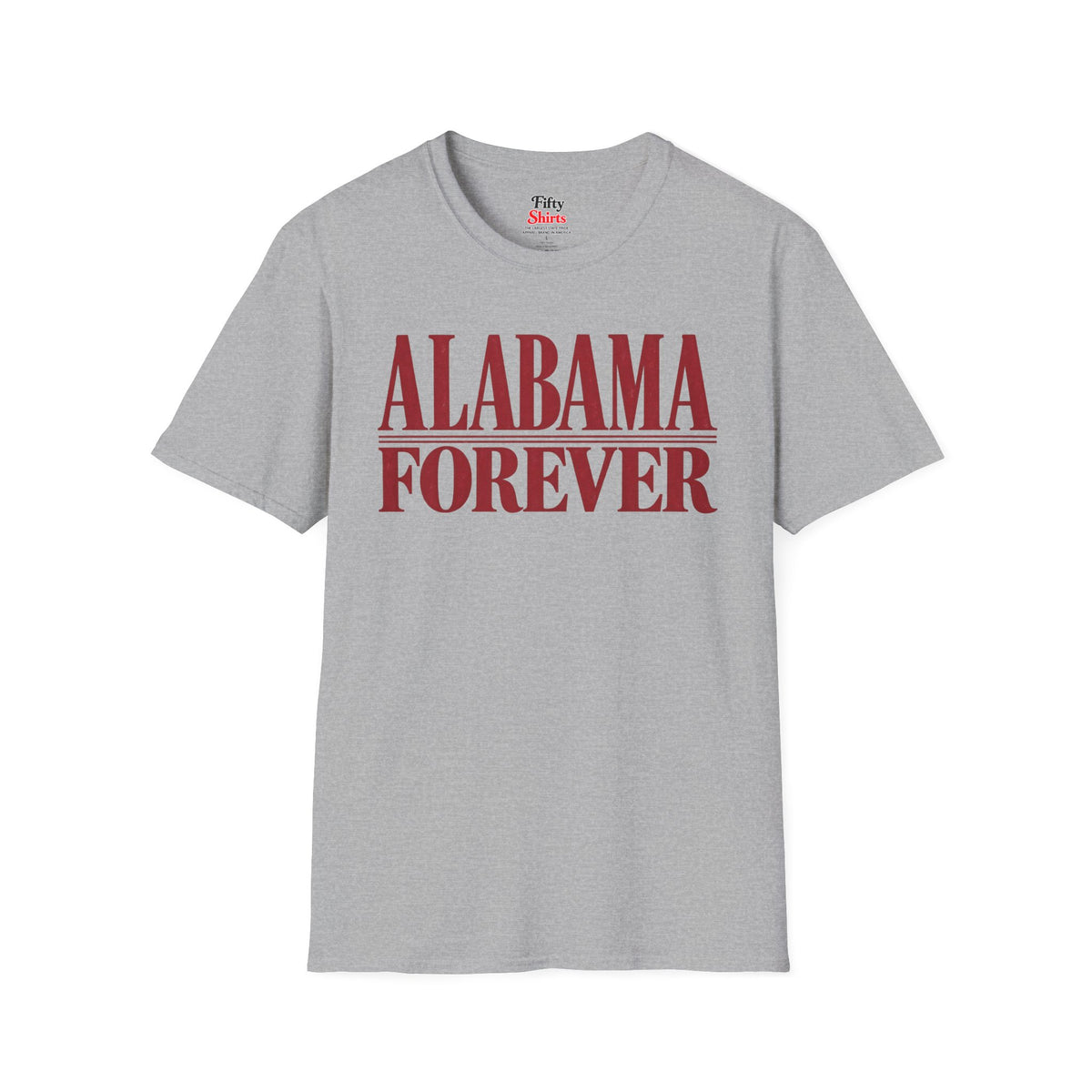 Alabama Forever Unisex Softstyle T Shirt State Name Graphic Tee