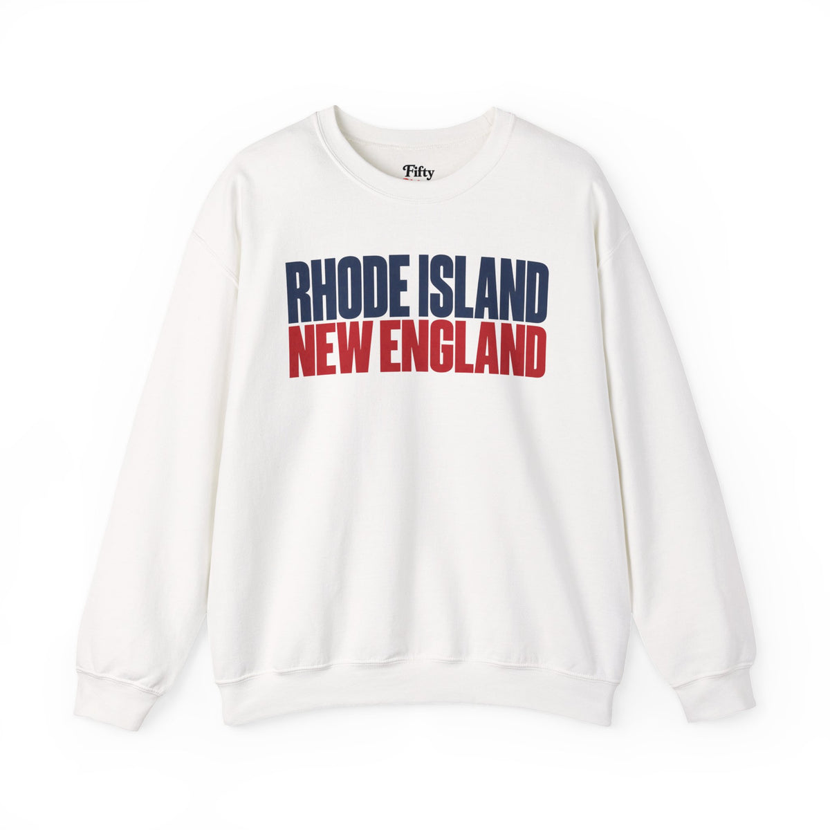 Rhode Island New England Unisex Crewneck Sweatshirt State Name Graphic