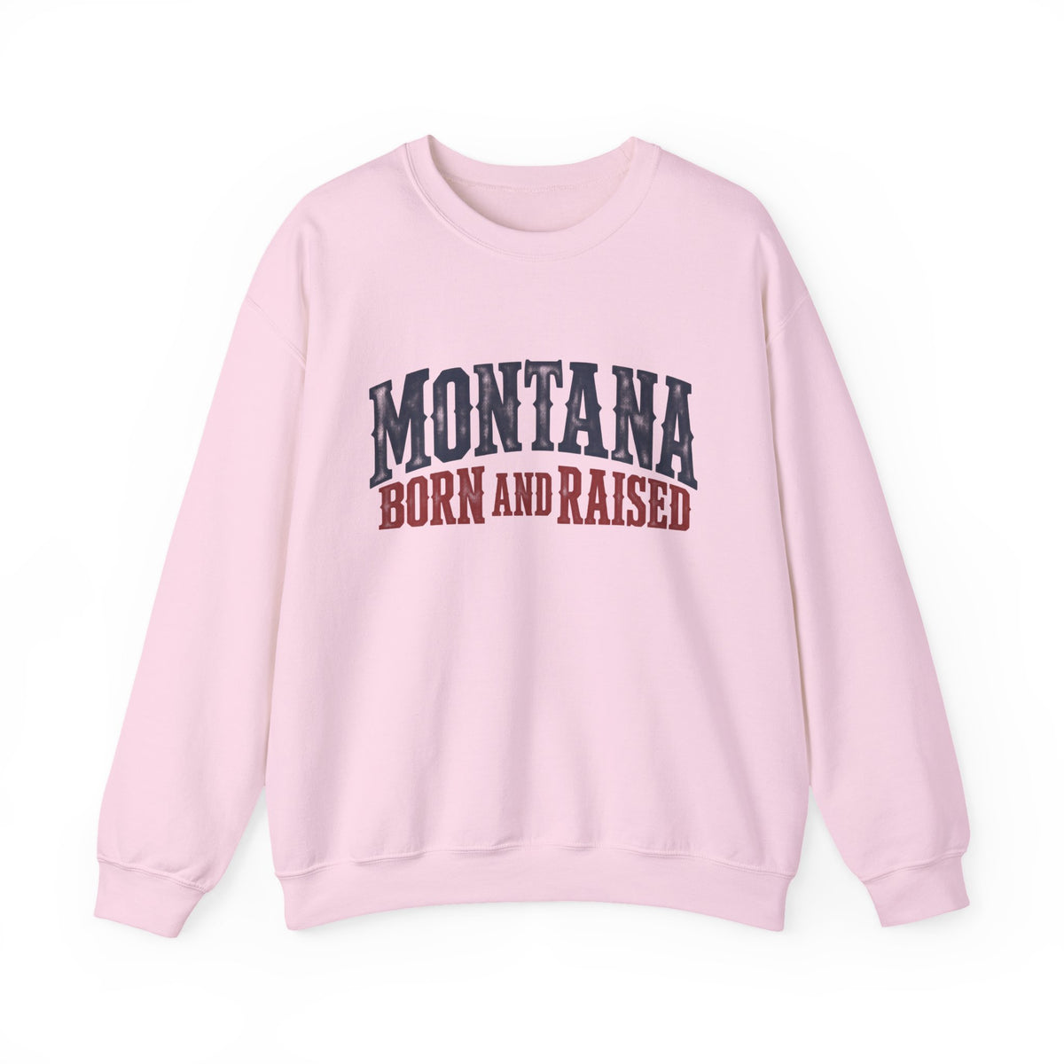 Montana Born and Raised Western Heritage Unisex Sweatshirt Graphic