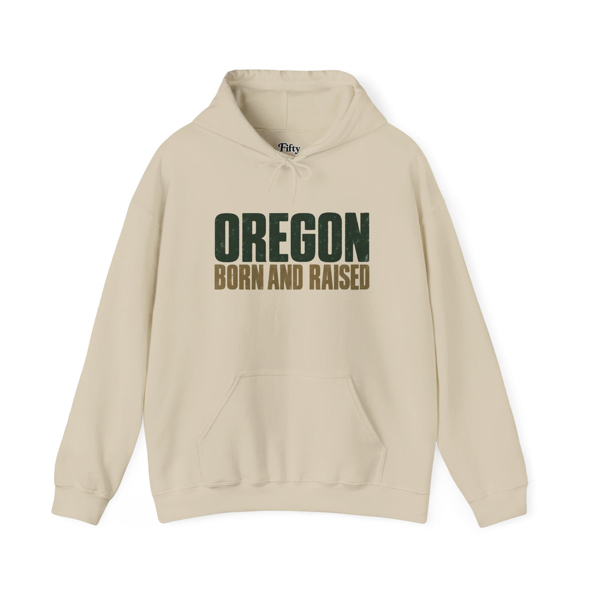 Oregon Born and Raised Minimal PNW Heritage Unisex Hoodie Graphic