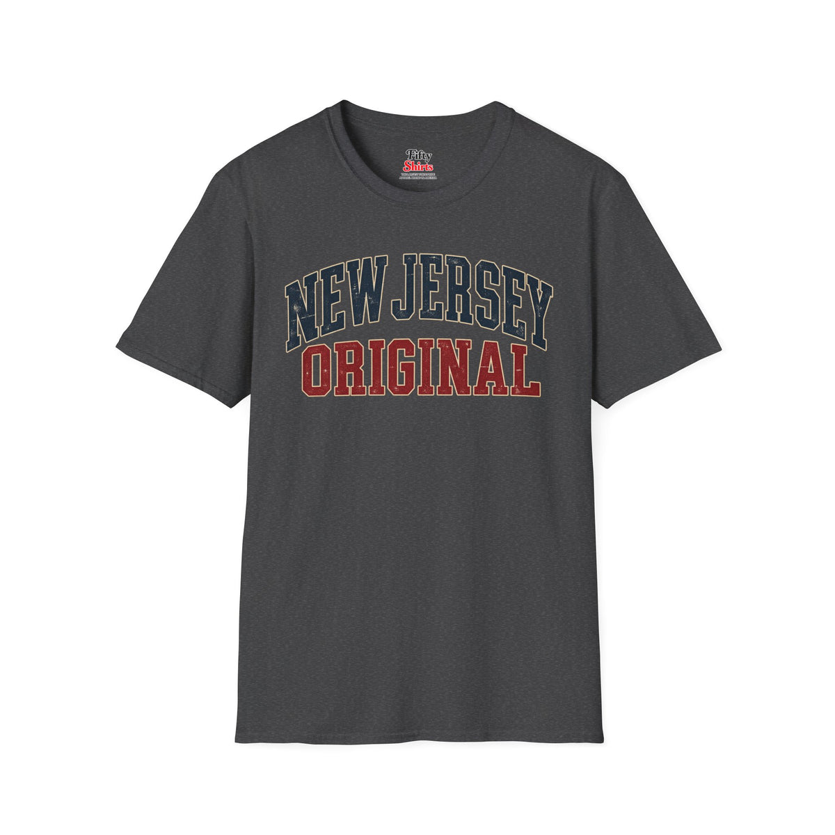 New Jersey Original Unisex Softstyle T Shirt State Name Graphic Tee