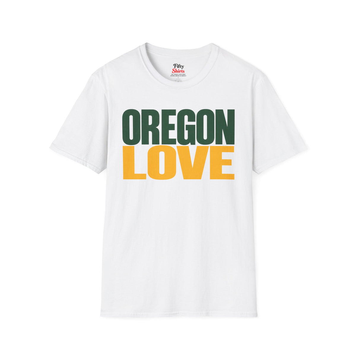 Oregon Love Unisex Softstyle T Shirt State Name Graphic Tee