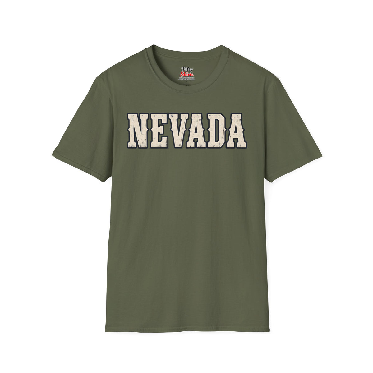 Nevada Unisex Softstyle T Shirt State Name Graphic Tee