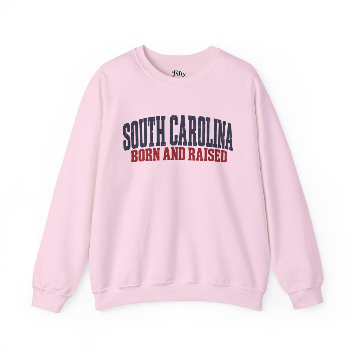 South Carolina Born and Raised Minimal Heritage Unisex Sweatshirt Graphic
