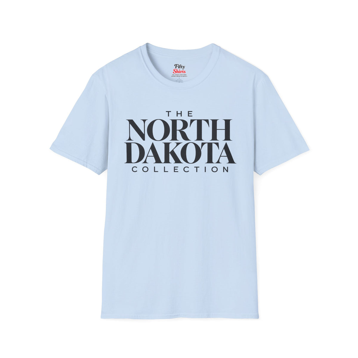 The North Dakota Collection Unisex Softstyle T Shirt State Name Graphic Tee