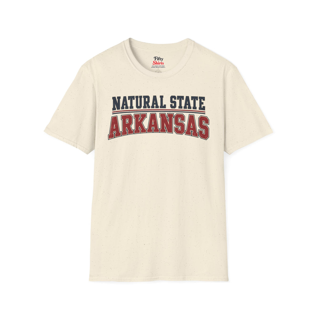 Natural State Arkansas Unisex Softstyle T Shirt State Name Graphic Tee