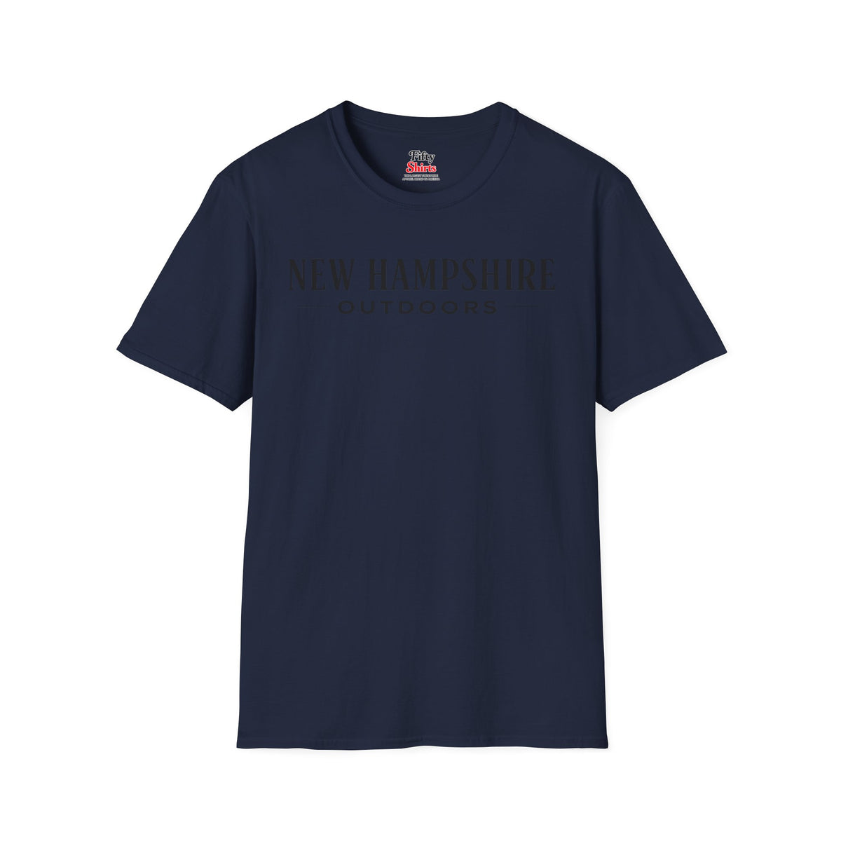 New Hampshire Outdoors Unisex Softstyle T Shirt State Name Graphic Tee