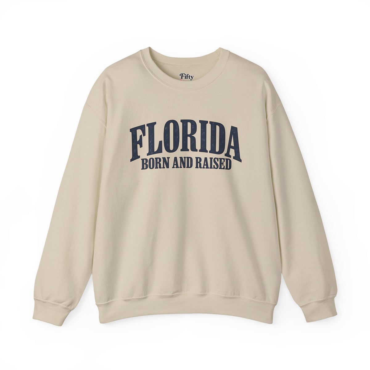 Florida Born and Raised Premium Heritage Unisex Sweatshirt Graphic