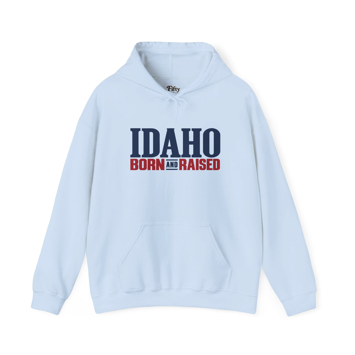 Idaho Born and Raised Premium Heritage Unisex Hoodie Graphic