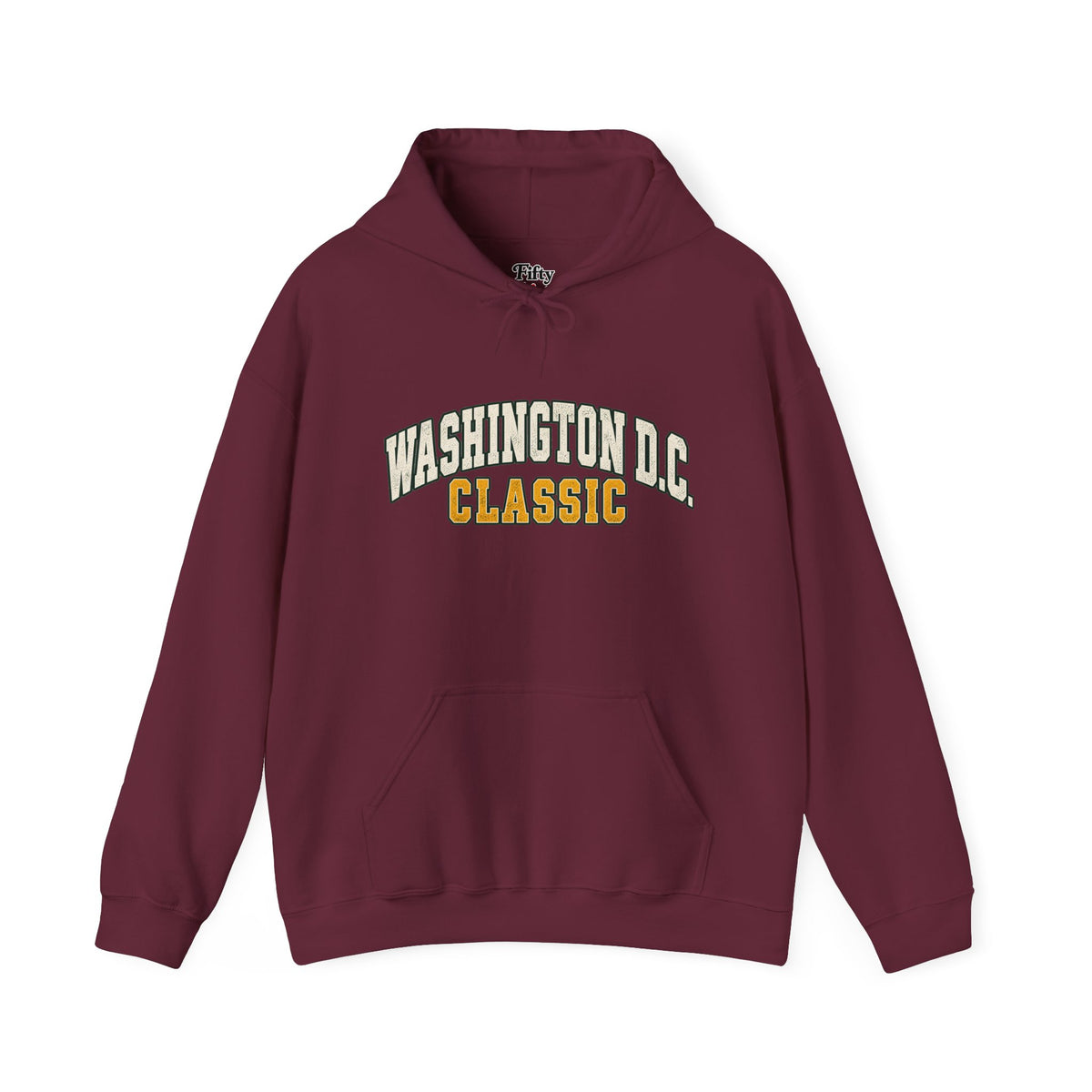 Washington DC Classic Unisex Hoodie State Name Graphic
