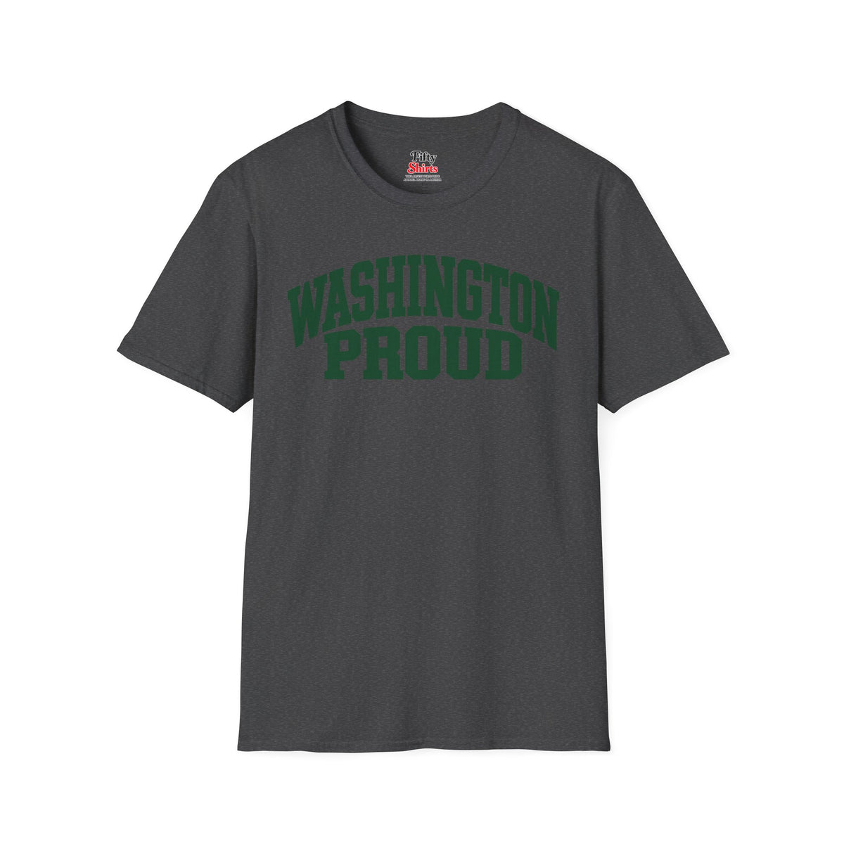 Washington Proud Unisex Softstyle T Shirt State Name Graphic Tee