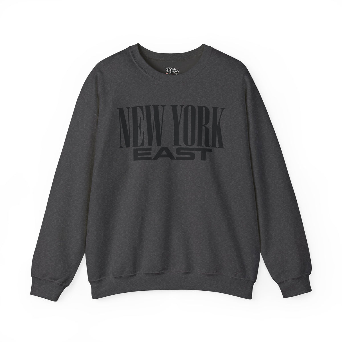 New York East Unisex Crewneck Sweatshirt State Name Graphic