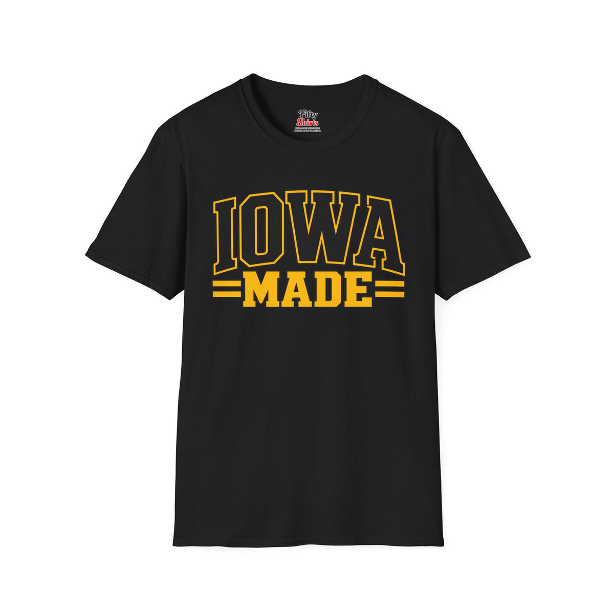 Iowa Made Unisex Softstyle T Shirt State Name Graphic Tee