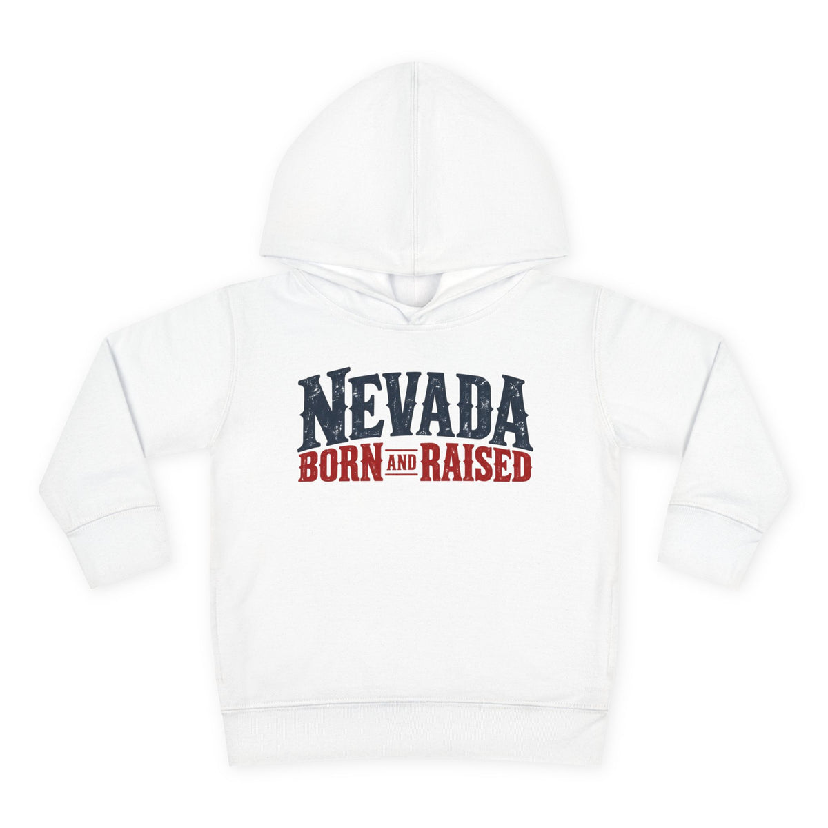 Nevada Born and Raised Classic Ranchwear Unisex Toddler Pullover Fleece Hoodie
