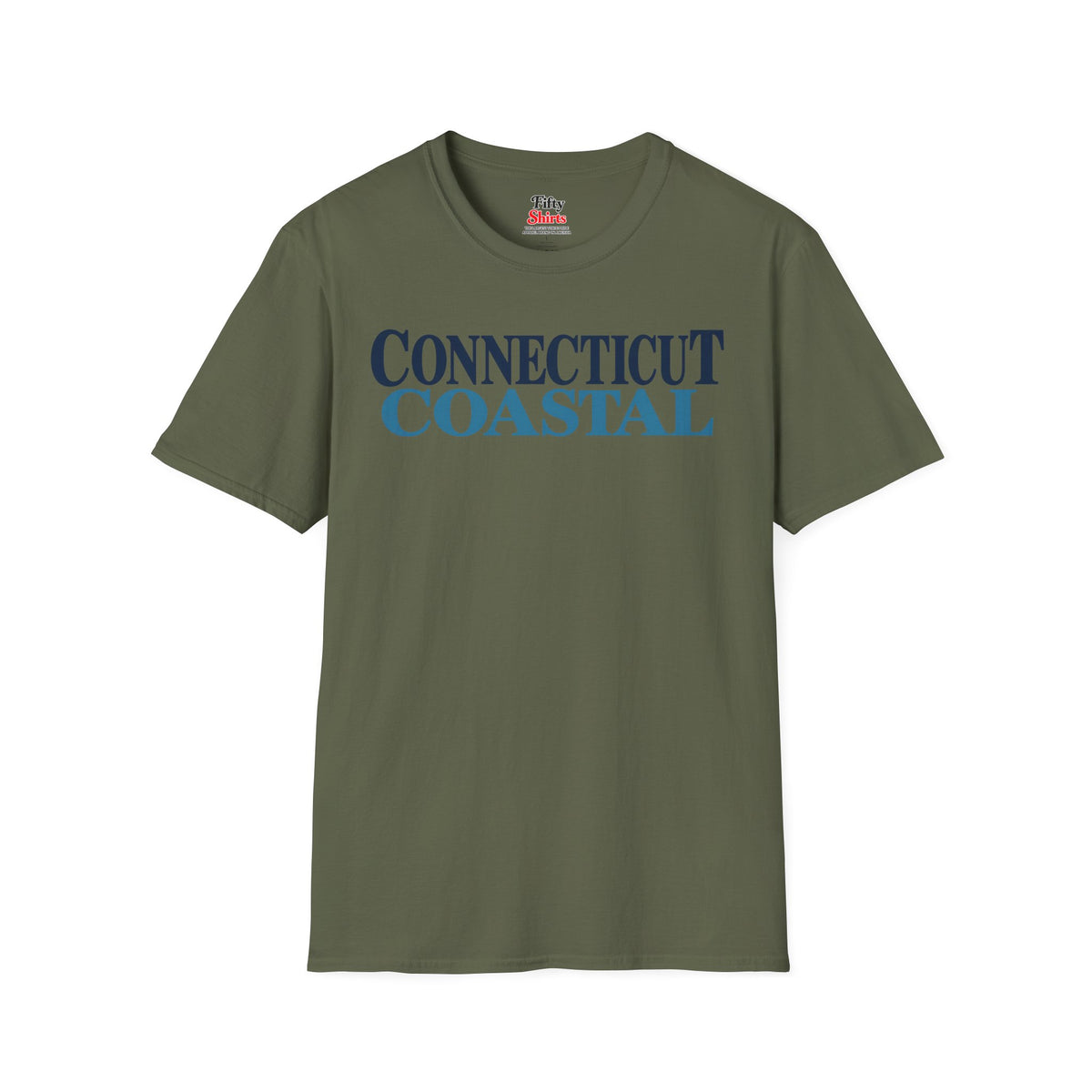 Connecticut Coastal Unisex Softstyle T Shirt State Name Graphic Tee Unisex Softstyle T Shirt State Name Graphic Tee
