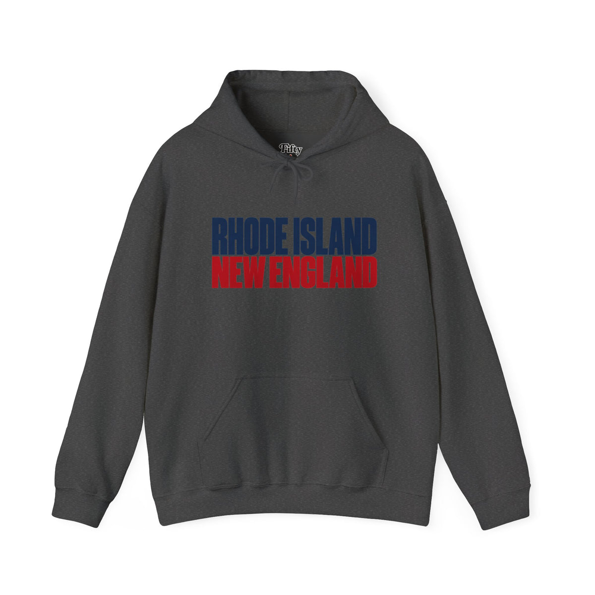 Rhode Island New England Unisex Hoodie State Name Graphic
